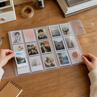 Minimalist 3-Inch Photocard Album with Grid Pockets