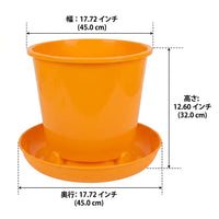 Chicken Feeder Poultry Feeder Automatic Feeder Plastic With Lid Thick Corn-shaped Yellow