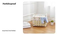 Foldable Design foldable textile Hamper Large Capacity foldable textile container adaptable Laundry Container Easy Carry Handles for Families, Students, Parents, Closet, Bedroom, Kids' Room, Bathroom