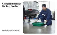 Oil Drain Simple to Clean to Clean Large Capacity Oil Collect Pan Reusable Automotive Drip Tray for Mechanics, Home Mechanics, Auto Repair Shop