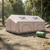 Freestanding Inflatable Cabin Tent Quick Setup Inflatable Tent Spacious Camping Cabin Sturdy for Glampers