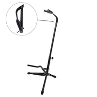Portable Folding Guitar Stand Padded Tripod Guitar Stand Compact Universal for Guitarists, Beginners