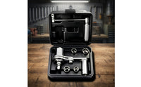 Gear-Driven Tire Lug Wrench with Case Non-Slip Detachable Lug Wrench High-Leverage Tool Long-Lasting for Drivers, Garage
