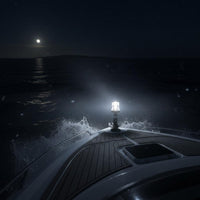 Illuminating Anchor Lamp 12V Boat Marker Lamp All Round Boat Lamp USCG Compliant 180° Adjustable