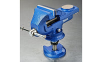 Secure Bench Vise Compact Tabletop Vise Stable Small Parts Holding Tool Universal for Hobbyists, Workshop, Drilling