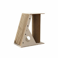 Cat Scratching Pillar with Ramp Corrugated Feline Scratcher Scratcher with Perch Protects Furniture Pet Supplies for Indoor