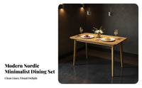 Restaurant Table and Chair Set Modern Design Dining Booth Seating Space Saving Upholstered Restaurant Booth for Milk Tea Shop, Morning Corner, Kitchen