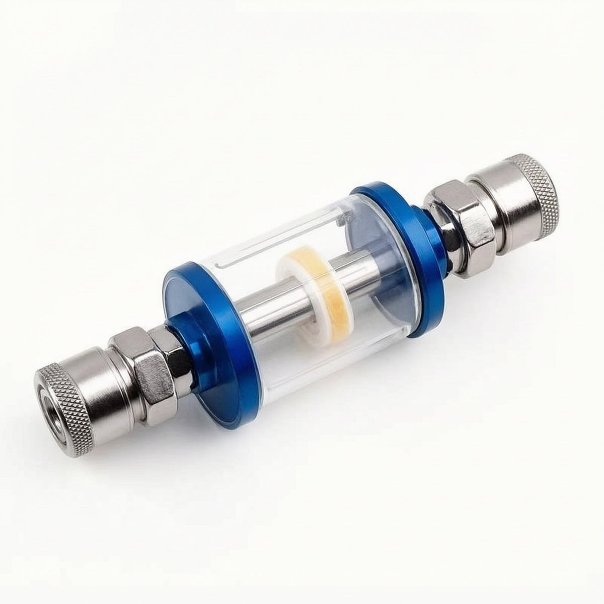 Easy to Maintain Spray Filter Quick Installation Air Line Filter with Clear Shell Stable Air Current Air Compressor Water Separator Rust-Proof for Painters