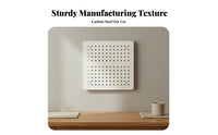 Easy Installation DIY Perforated Panel Multi-Purpose Pegboard Panel Kit Modular Design Storage Rack Versatile for Office Workers, Homeowners, Study Room, Bedroom, Kitchen, Entryway