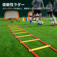 Plastic Soccer Goal Practice Set Training Cones Agility Ladder Hurdles With Storage Bag
