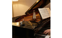 Cylindrical Housing Piano Slow-Fall Damper Curved Lever Arm Piano Soft Close Device Rectangular Base Music Hardware Metal