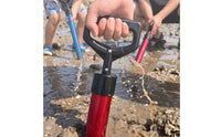 Anti-Slip Handle Stainless Steel Clam Pump Rust Resistant Beach Suction Digger Easy to Use Shellfish Extraction Tool for Beachcombers, Fishermen, Shoreline, Tidal Flats