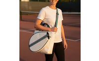 Multi-Functional Crossbody Racket Bag Large Capacity Badminton Shoulder Bag Adjustable Strap for Women, Gym