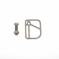 Titanium Alloy Front Fork Cable Guide Scratch Resistant Cycle Brake Cable Guide Lightweight Easy Installation