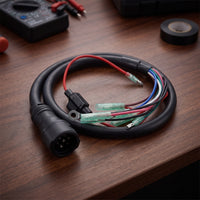 Outboards Wiring Harness Marine-Grade Wiring Harness with Connector Heavy-Duty for Boat Owners