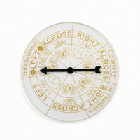 Mahjong Tracker Disc Acrylic Charleston Passing Guide Tool Round for Beginners