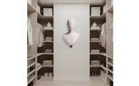 Wall-Mounted Mannequin Head Stand Mannequin with Wall Mount Stylish Hat Display Stand for Retail Store