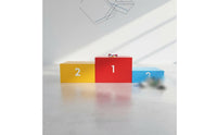 Three-Step Stage Stepped Athletic Stage Rectangular for Sports Competition