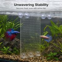 Acrylic Aquarium Divider for Fish Tanks - Transparent Isolation Board for Breeding, Fry, and Turtle Tanks