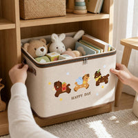 Large Capacity Foldable Wardrobe Storage Bins for Clothes and Toys
