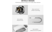 Adjustable Temperature Dog and Cat Hair Dryer Quick Dry High Velocity Pet Dryer Low Noise Design Pet Grooming Blower Smart LED Press Panel for Home Groomers