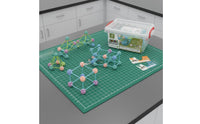 Educational Geometric Building Blocks Creative Play 3D Brain-Teaser Construction Set Sparks Creativity Interlocking Bead and Stick Toy Improves Fine Movement Skills for Children, Preschoolers, Daycare, Classroom