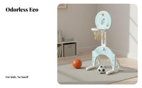 Young Child Hoop Sport Hoop Kicking Game Net Improves Hand-Vision Coordination Hoop Sport Hoop and Kicking Game Net Combo