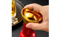 Fridge Use Gold Ingot Bottle Opener Compact Bottle Opener Rounded