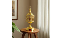 Electric Scent Warmer Ornate Metal Scent Warmer Decorative for Living Room, Home, Prayer