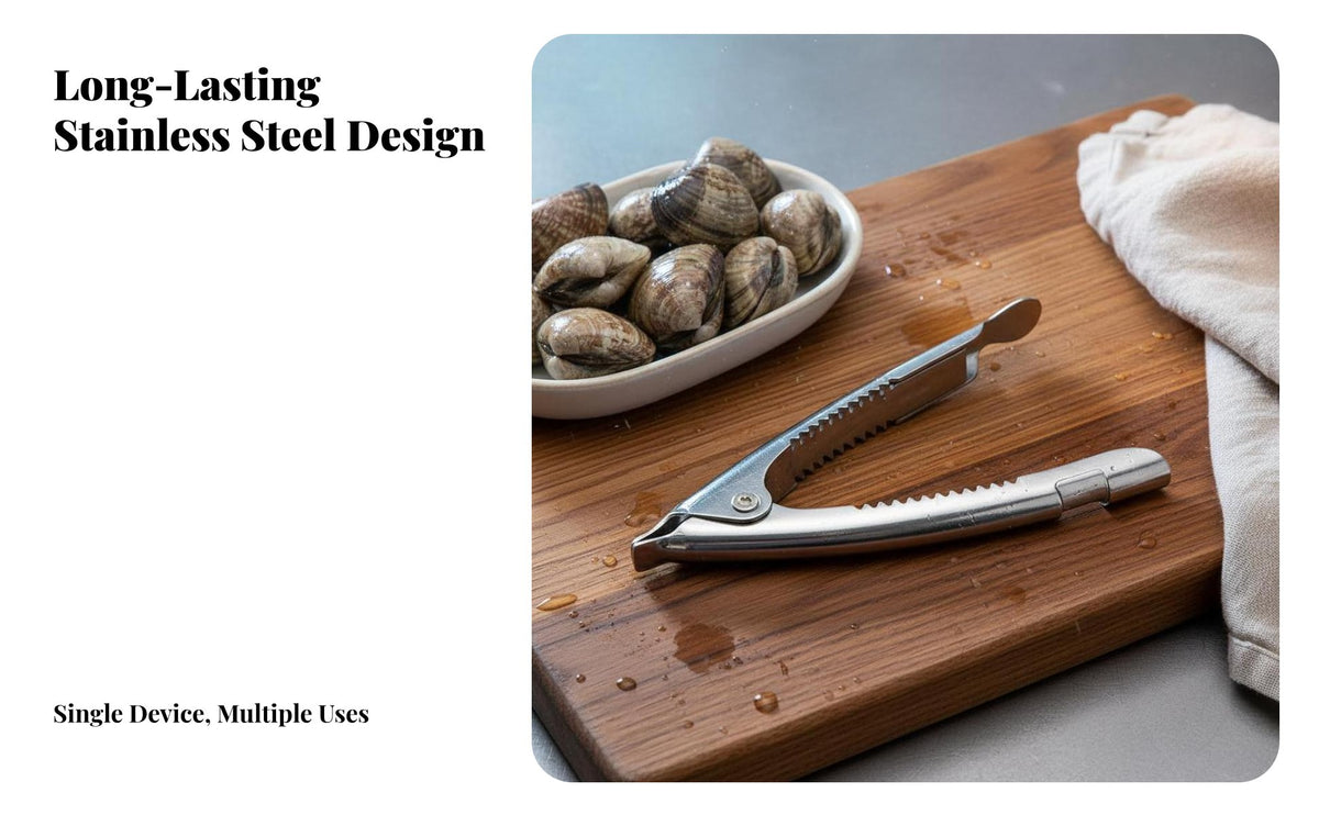 Stainless Steel Clam Separate Er Multi-Functional Clam Separate Er Tool Multifunctional Seafood Separate Er Multipurpose