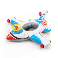 Child-Friendly Airplane Inflatable Toddler Pool Raft Fun Airplane Pool Raft Playful Toy Strong Buoyancy for Toddlers