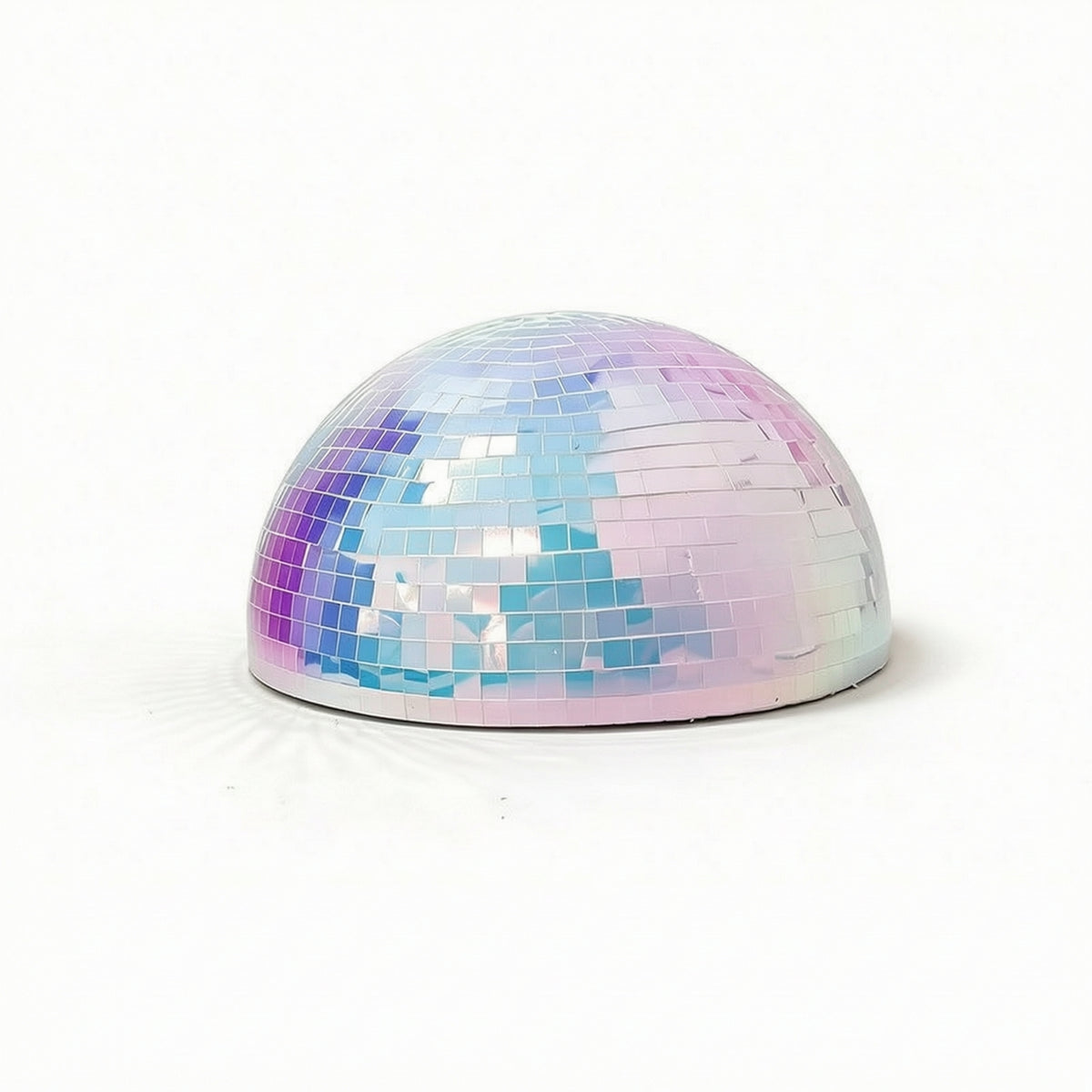 Half-Sphere Disco Ball Iridescent Half Disco Ball Sparkling for Parties