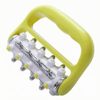 Metal Rods U-Shaped Massage Roller Hand-Operated Handheld Massage Roller Lightweight Self Care Tool Multipurpose for Legs, Back, Shoulders, Waist