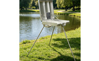 Painting Box with Legs Foldable French Easel Portable Pochade Box for Painters