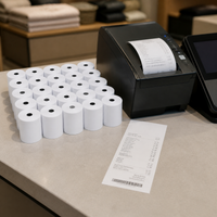 Thermal Receipt Paper Rolls 57x50mm for POS Printers