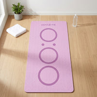 Extra-Large Exercise Mat with Carrying Strap Textured Exercise Mat with Bag Portable Roll-up for Yogis, Fitness Enthusiasts, Floor Workouts, Home Gym
