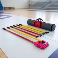 Long-Handled Dry Curling Accessory Set Portable Dry Curling Push Rod for Clubs, Schools, Indoor Practice, Outdoor Training