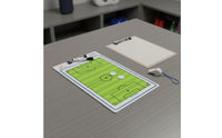 Portable Soccer Board Easy to Use Football Board Write and Wipe Soccer Coaching Clipboard Includes Markers for Coaches, Trainers