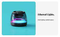 Bluetooth Connectivity attractive componentic Mini Speaker Rich Bass attractive componentic Puck Speaker Miniature Size Portable audio system TWS Stereo Pairing for Music Lovers, mobile device Users, Outdoor, Home, Travel, while moving