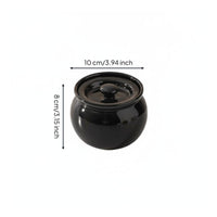 Multi-Purpose Ceramic Soup Crock with Lid Locks in Nutrients Small Lidded Soup Bowl Excellent Heat Retention Cookware Microwave Safe