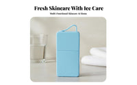Silicone Cryotherapy Facial Tool Cooling Effect Reusable Face Cryotherapy Facial Tool Leak-Leak-Resistant Design Facial Cooling Tool for Travel