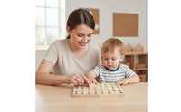 Wooden Gemstone Blocks Wood Acrylic Gem Blocks Smooth Edges Educational Toy for Kids, Preschoolers, Kindergarten