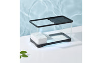 Turtle Tank with Basking Platform Easy to Clean Turtle Tank Reptile Habitat Multifunctional Terrarium Pet-Safe for Home
