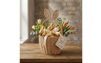 Round Paper Rope Basket Beige Paper Rope Basket Sturdy