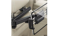 Swivel Joints Rear-Seat Tablet Holder Clamp Grip Rear-Seat Phone Holder Adjustable Car Phone Mount Sturdy