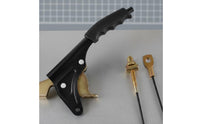 Heavy Duty Electric Tricycle Handbrake Assembly Sturdy Steel Alloy Electric Tricycle Handbrake Direct Replacement Part Vehicle Component Anti-Slip Grip for Agricultural Use