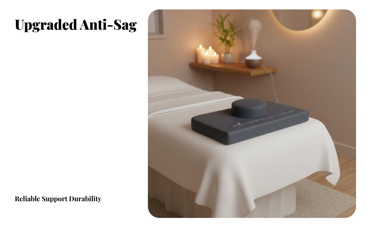 Beauty Salon Head Cushion Anti-Collapse Massage Bed Hole Pillow Skin-Friendly Massage Table Face Pillow for Spa Professionals, Home Users, Health Club