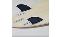 Black Surfboard Tail Fin Streamlined Nylon Fiberglass Fin Plastic Board Accessory