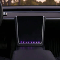 Car Control Panel Dock Touch-Style Charging Panel with Ambient Light for Commuters, Center Console