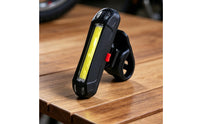 Multiple Flash Modes USB Rechargeable Bike Tail Light Easy to Install LED Cycle Tail Light Water Resistant USB Bike Taillight for Mountain Biking, Night Riding